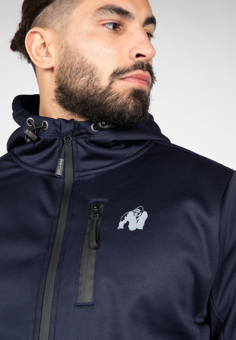 Load image into Gallery viewer, Gorilla Wear - Glendale Softshell Jacket - Navy