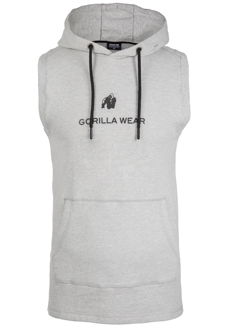 Load image into Gallery viewer, Gorilla Wear - Lincoln Sleeveless Hoodie - Gray