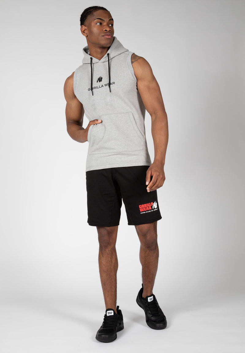 Load image into Gallery viewer, Gorilla Wear - Lincoln Sleeveless Hoodie - Gray