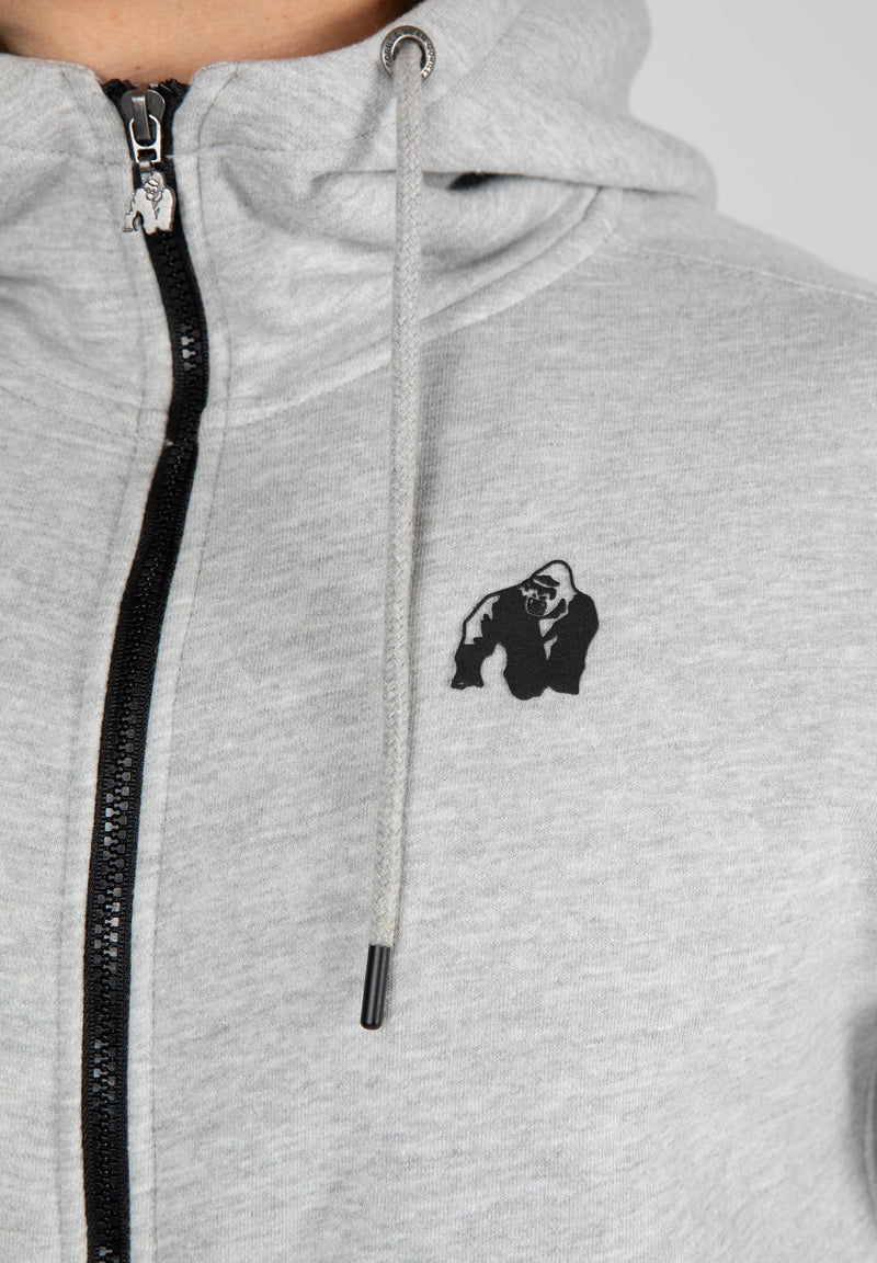 Load image into Gallery viewer, Gorilla Wear - Kennewick Zipped Hoodie - Gray