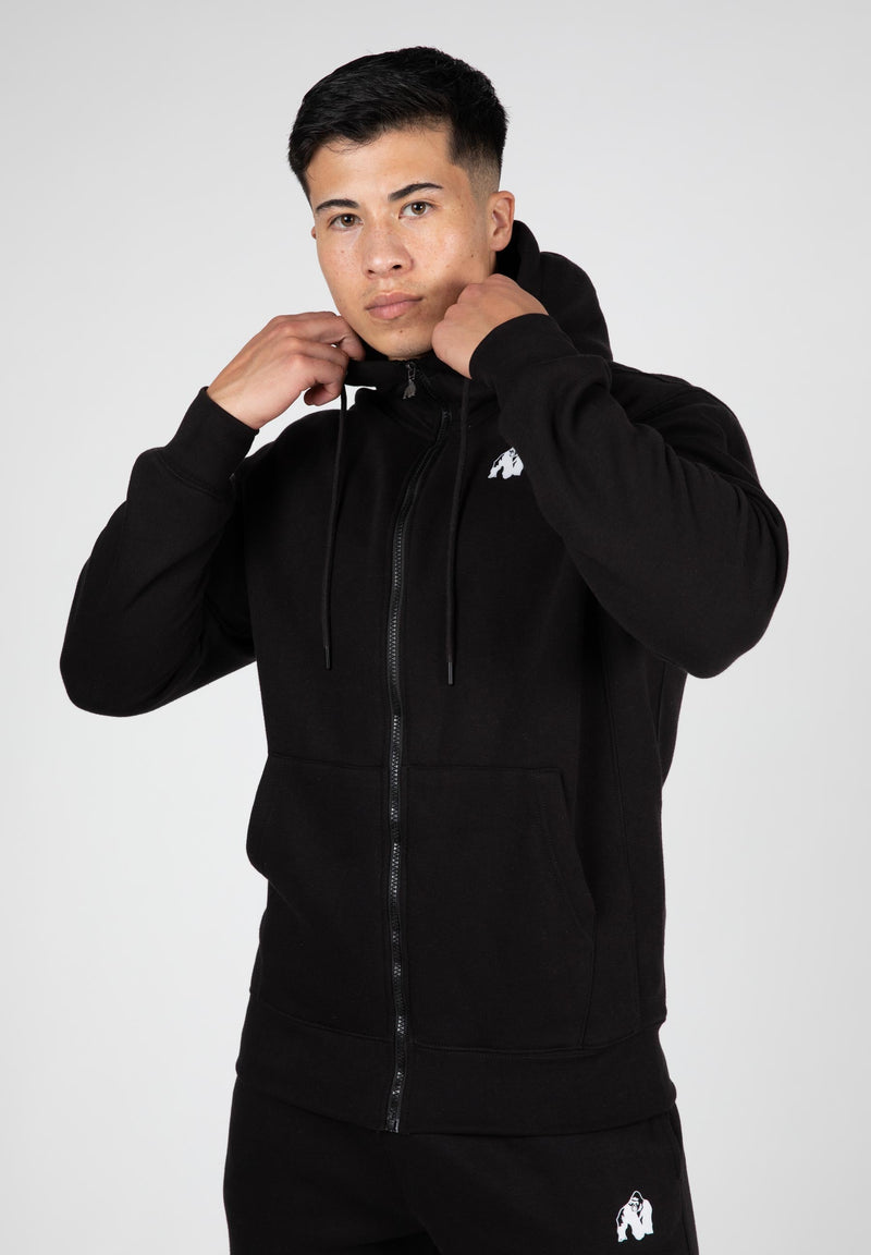 Load image into Gallery viewer, Gorilla Wear - Kennewick Zipped Hoodie - Black