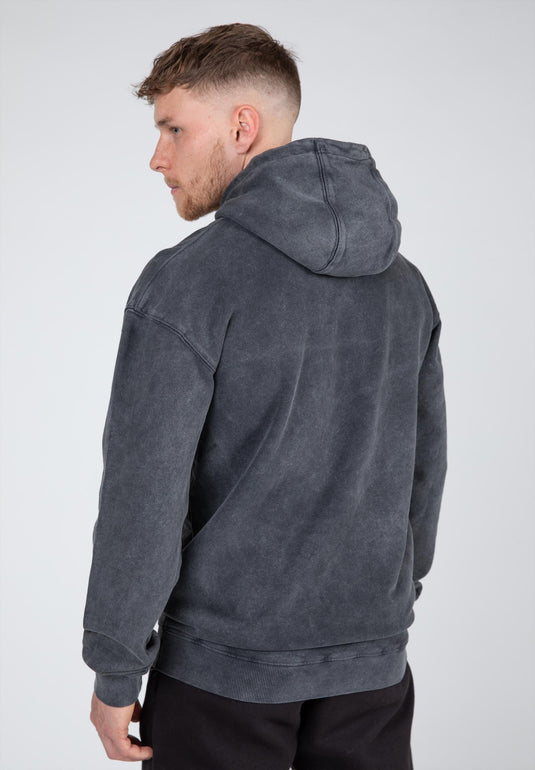 Gorilla Wear - Crowley Men's Oversized Hoodie - Washed Gray