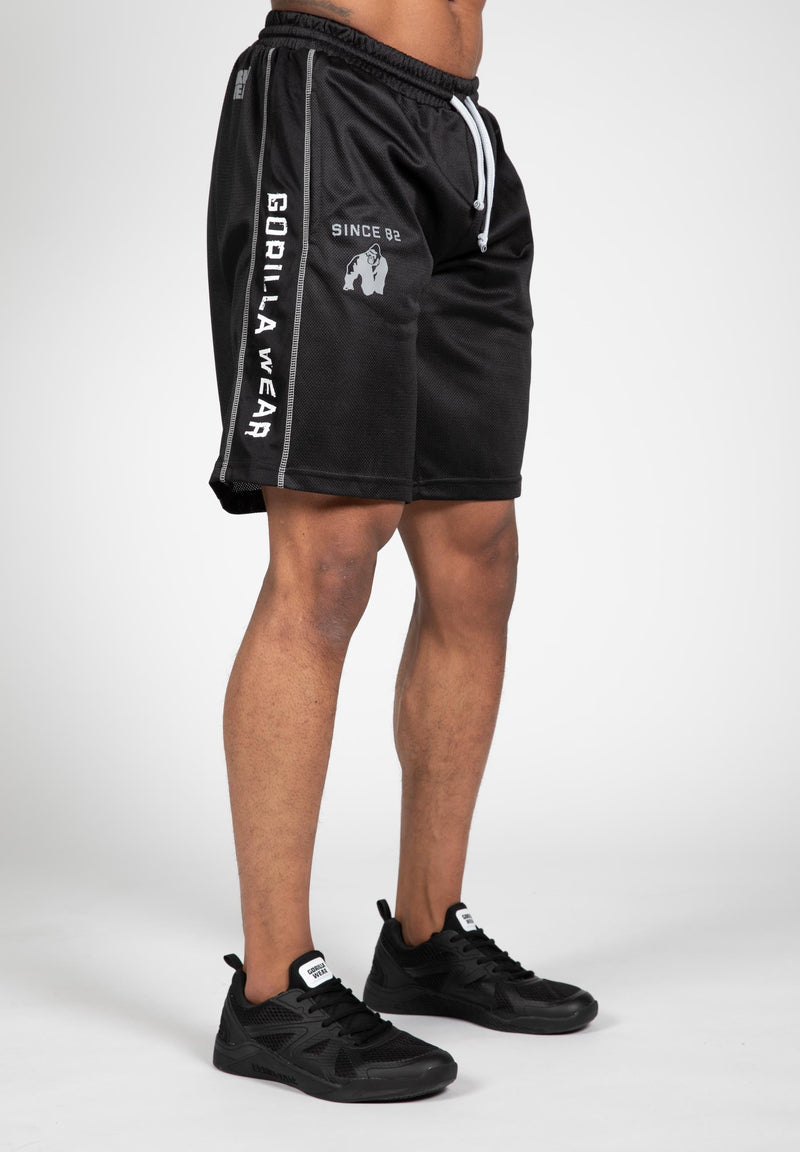 Load image into Gallery viewer, Gorilla Wear - Functional Mesh Shorts - Black/White