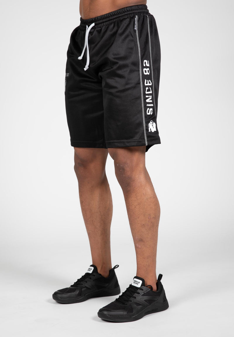 Load image into Gallery viewer, Gorilla Wear - Functional Mesh Shorts - Black/White
