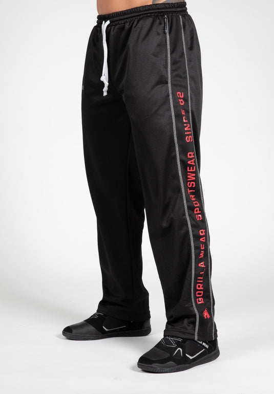 Gorilla Wear - Functional Mesh Pants - Black/Red