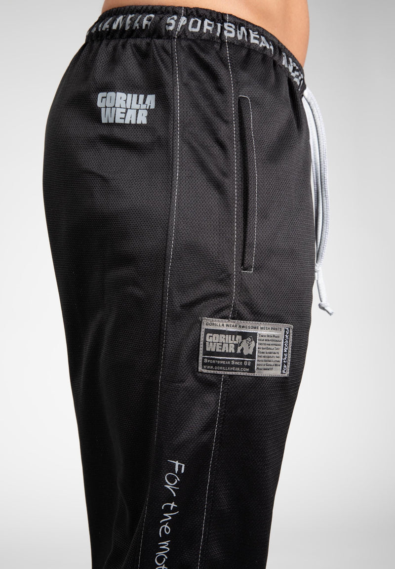 Load image into Gallery viewer, Gorilla Wear - Logo Mesh Pants - Black