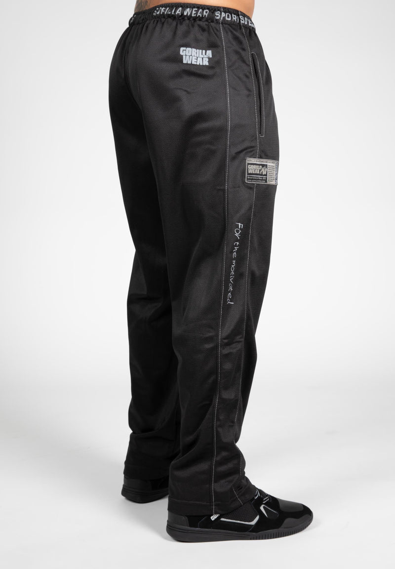 Load image into Gallery viewer, Gorilla Wear - Logo Mesh Pants - Black