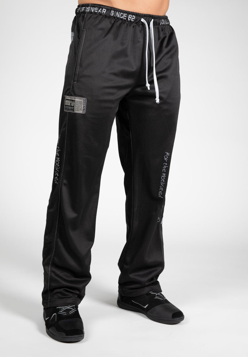 Load image into Gallery viewer, Gorilla Wear - Logo Mesh Pants - Black