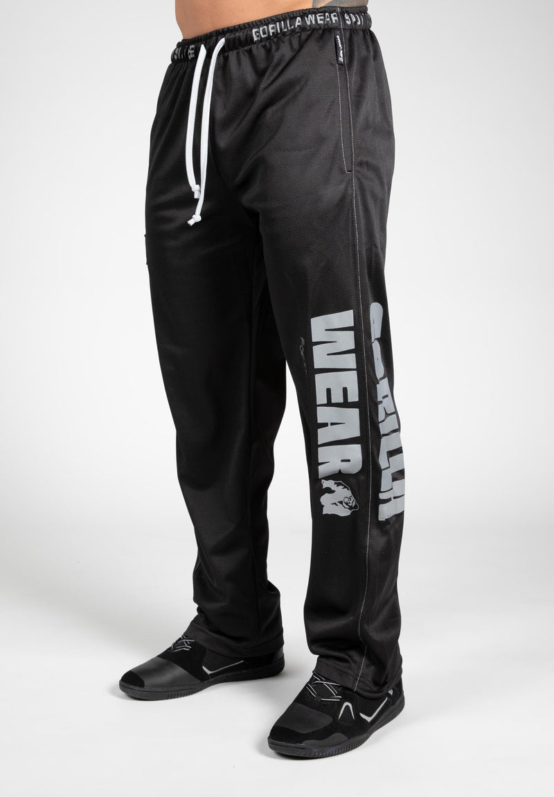 Load image into Gallery viewer, Gorilla Wear - Logo Mesh Pants - Black