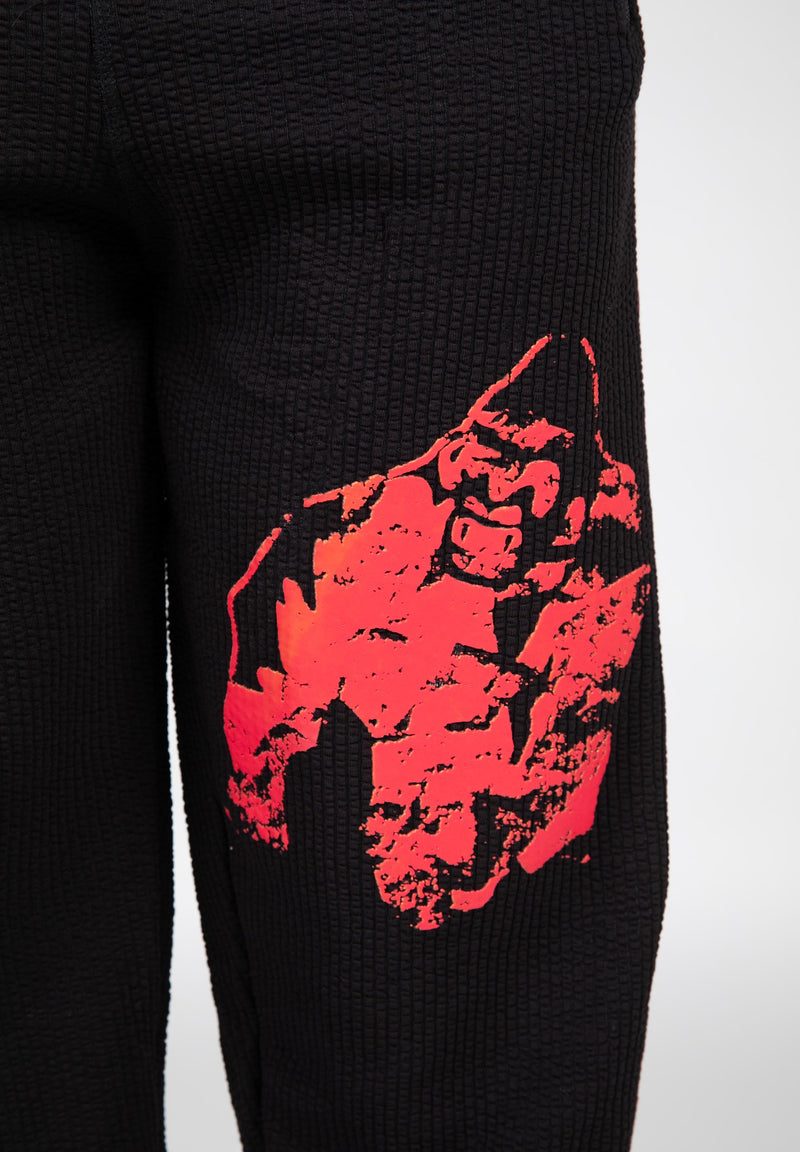 Load image into Gallery viewer, Gorilla Wear - Buffalo Old School Pants - Black/Red