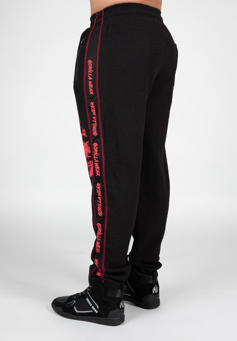 Load image into Gallery viewer, Gorilla Wear - Buffalo Old School Pants - Black/Red