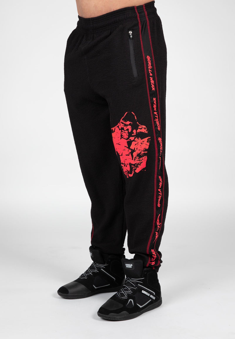 Load image into Gallery viewer, Gorilla Wear - Buffalo Old School Pants - Black/Red
