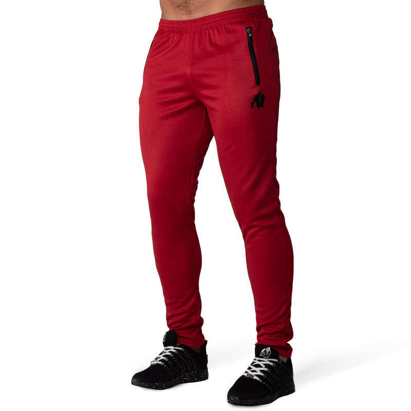 Load image into Gallery viewer, Gorilla Wear - Ballinger Track Pants - Red/Black