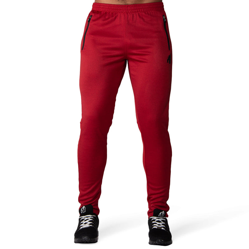 Load image into Gallery viewer, Gorilla Wear - Ballinger Track Pants - Red/Black