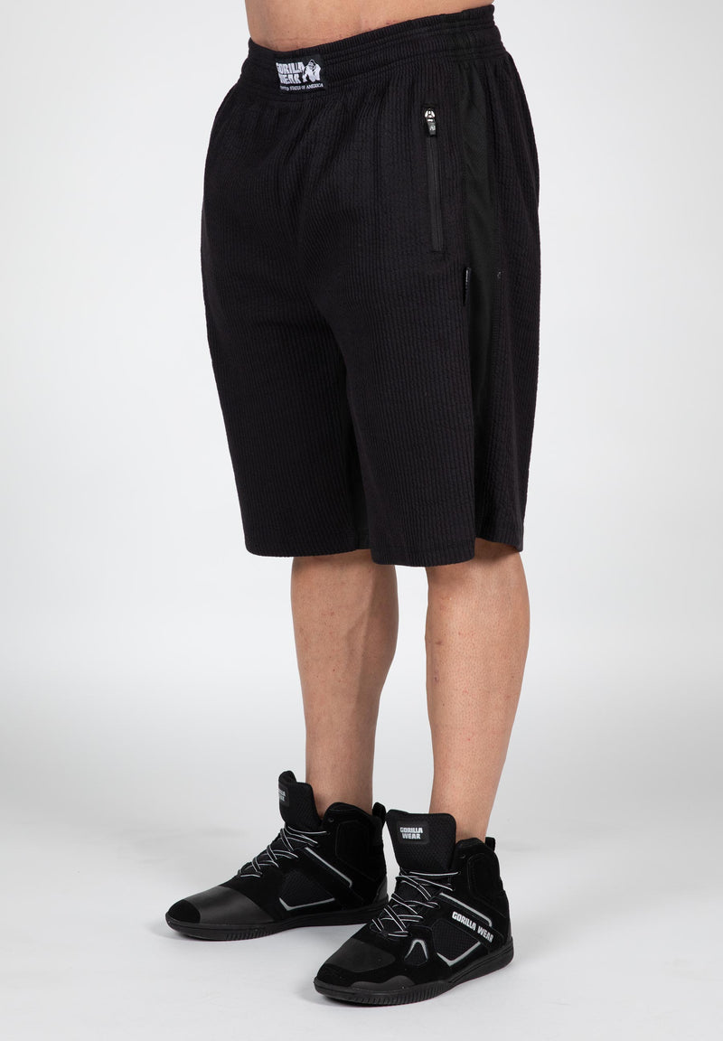 Load image into Gallery viewer, Gorilla Wear - Augustine Old School Shorts - Black