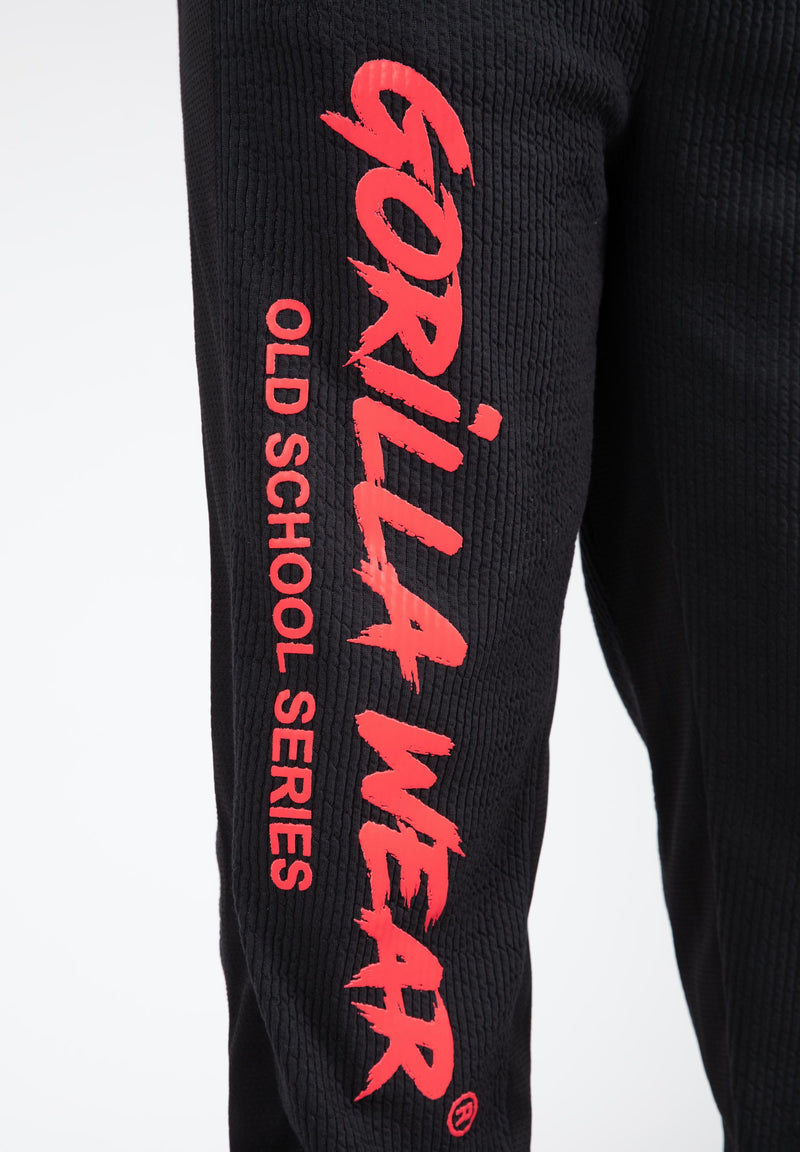 Load image into Gallery viewer, Gorilla Wear - Augustine Old School Pants - Black/Red