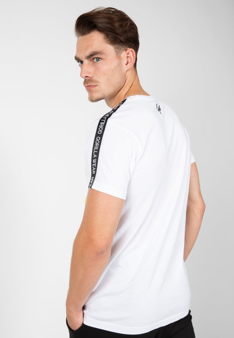 Load image into Gallery viewer, Gorilla Wear - Chester T-shirt - White/Black