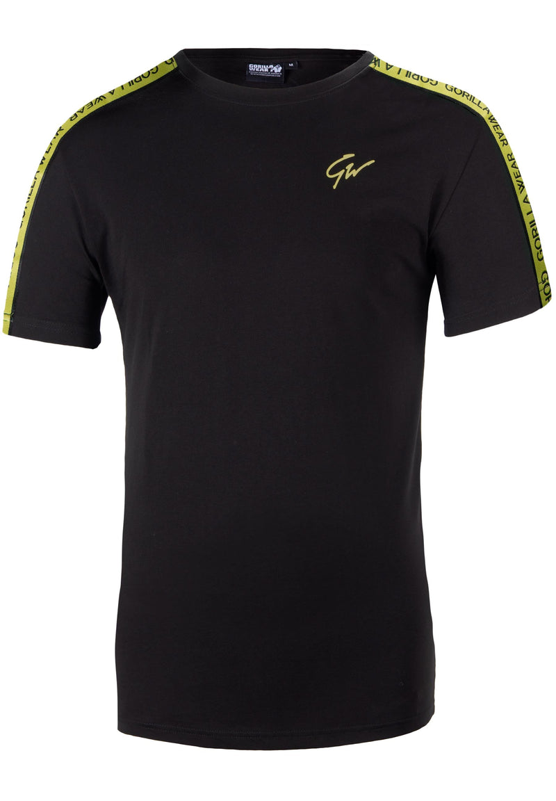 Load image into Gallery viewer, Gorilla Wear - Chester T-shirt - Black/Yellow