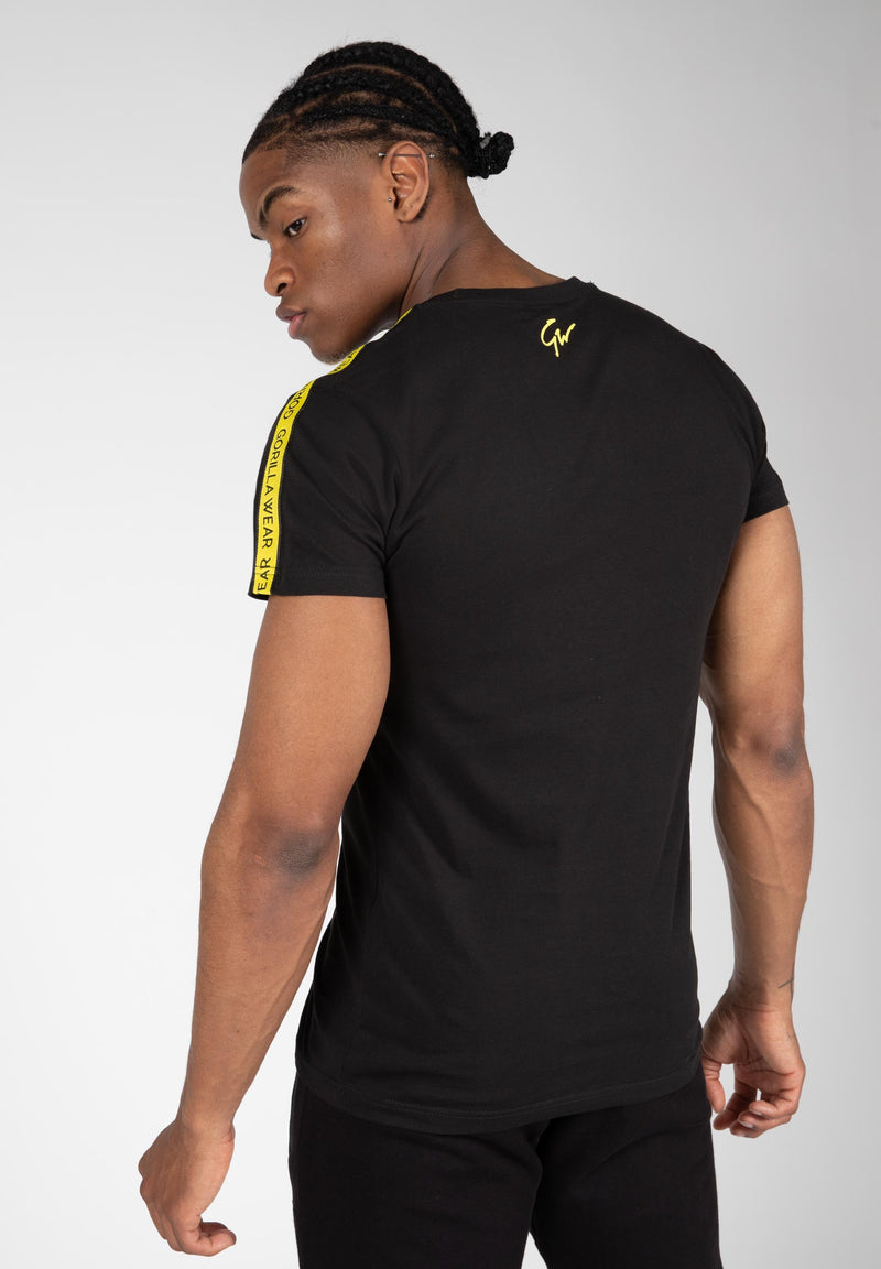 Load image into Gallery viewer, Gorilla Wear - Chester T-shirt - Black/Yellow