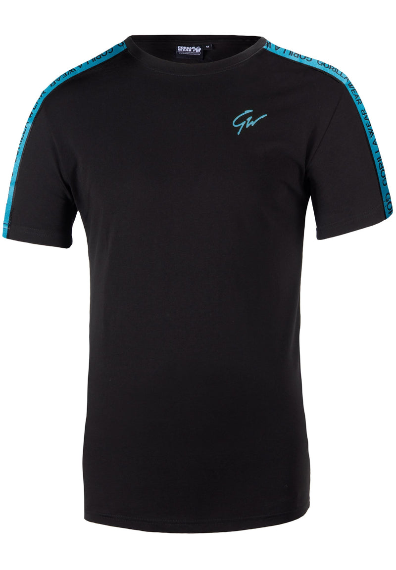 Load image into Gallery viewer, Gorilla Wear - Chester T-shirt - Black/Blue