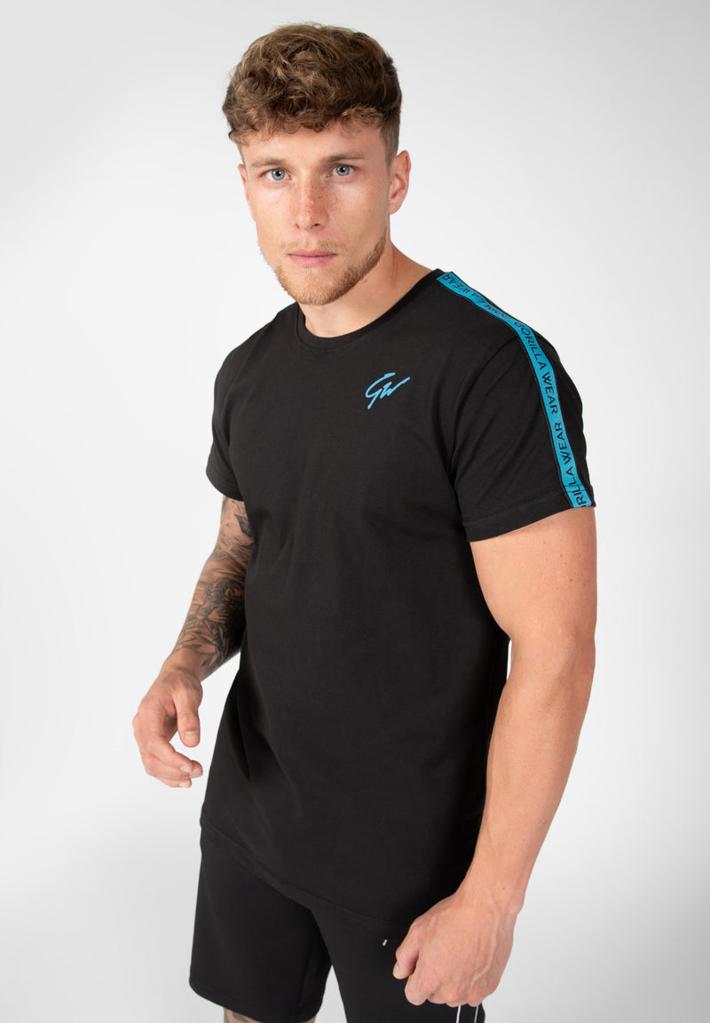 Load image into Gallery viewer, Gorilla Wear - Chester T-shirt - Black/Blue