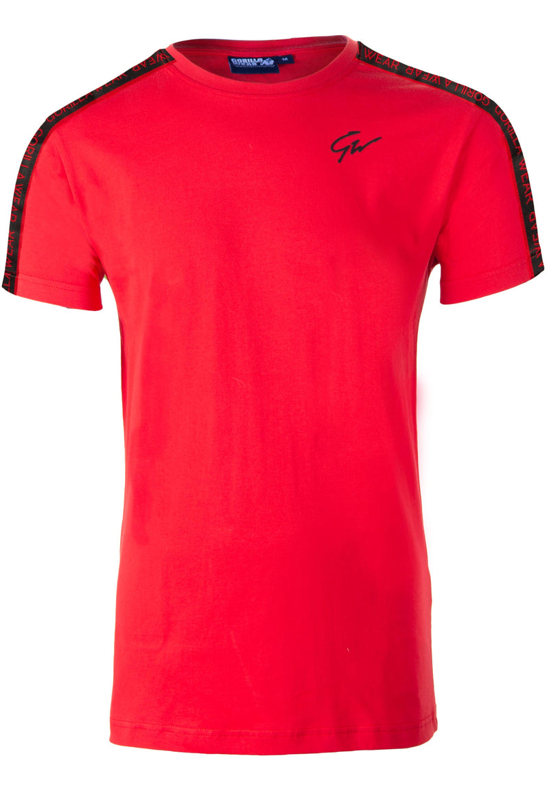Load image into Gallery viewer, Gorilla Wear - Chester T-shirt - Red/Black