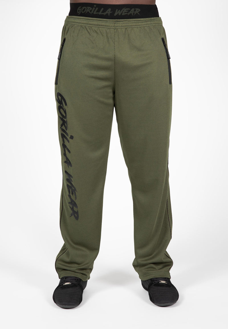 Load image into Gallery viewer, Gorilla Wear - Mercury Mesh Pants - Army Green/Black