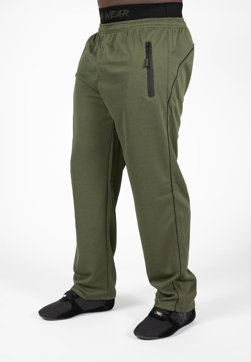 Load image into Gallery viewer, Gorilla Wear - Mercury Mesh Pants - Army Green/Black