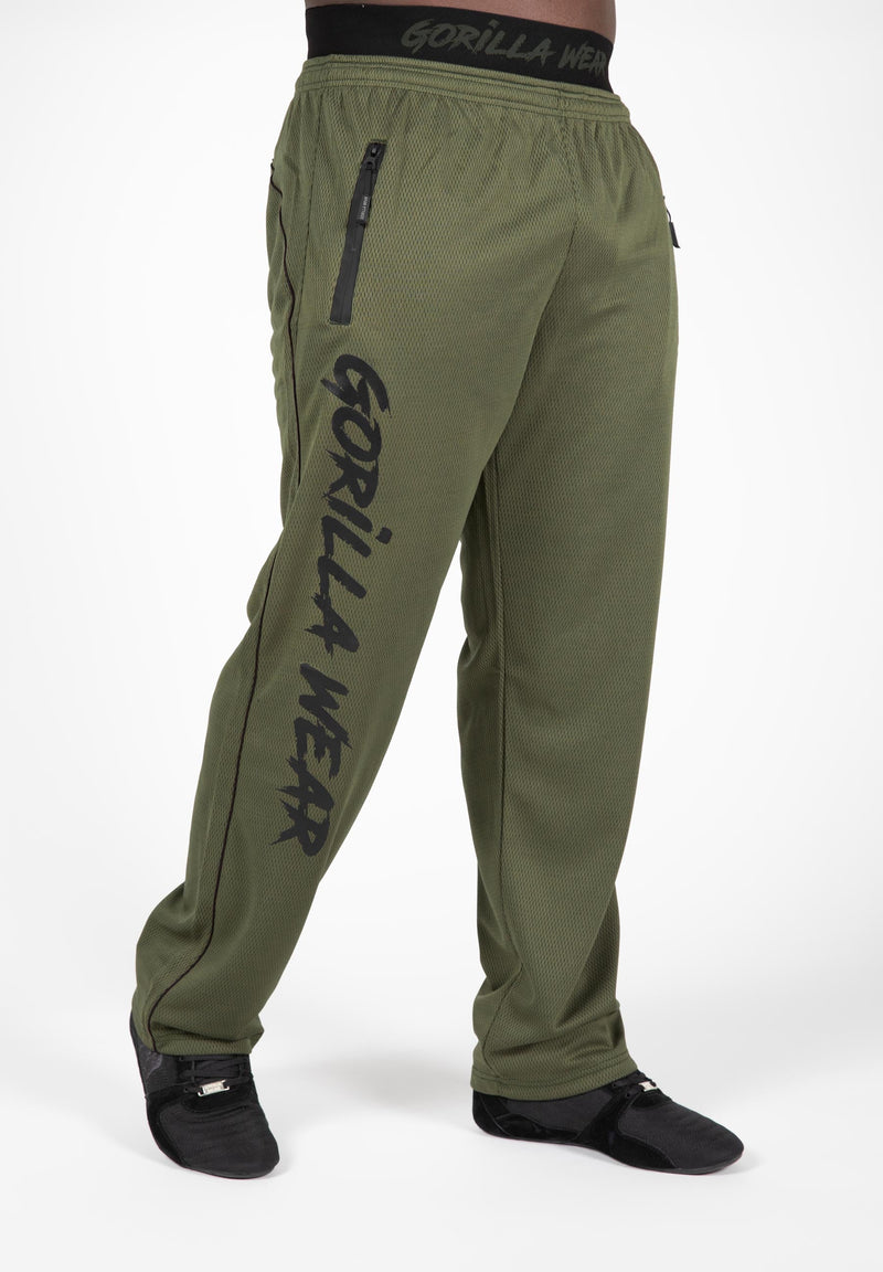 Load image into Gallery viewer, Gorilla Wear - Mercury Mesh Pants - Army Green/Black