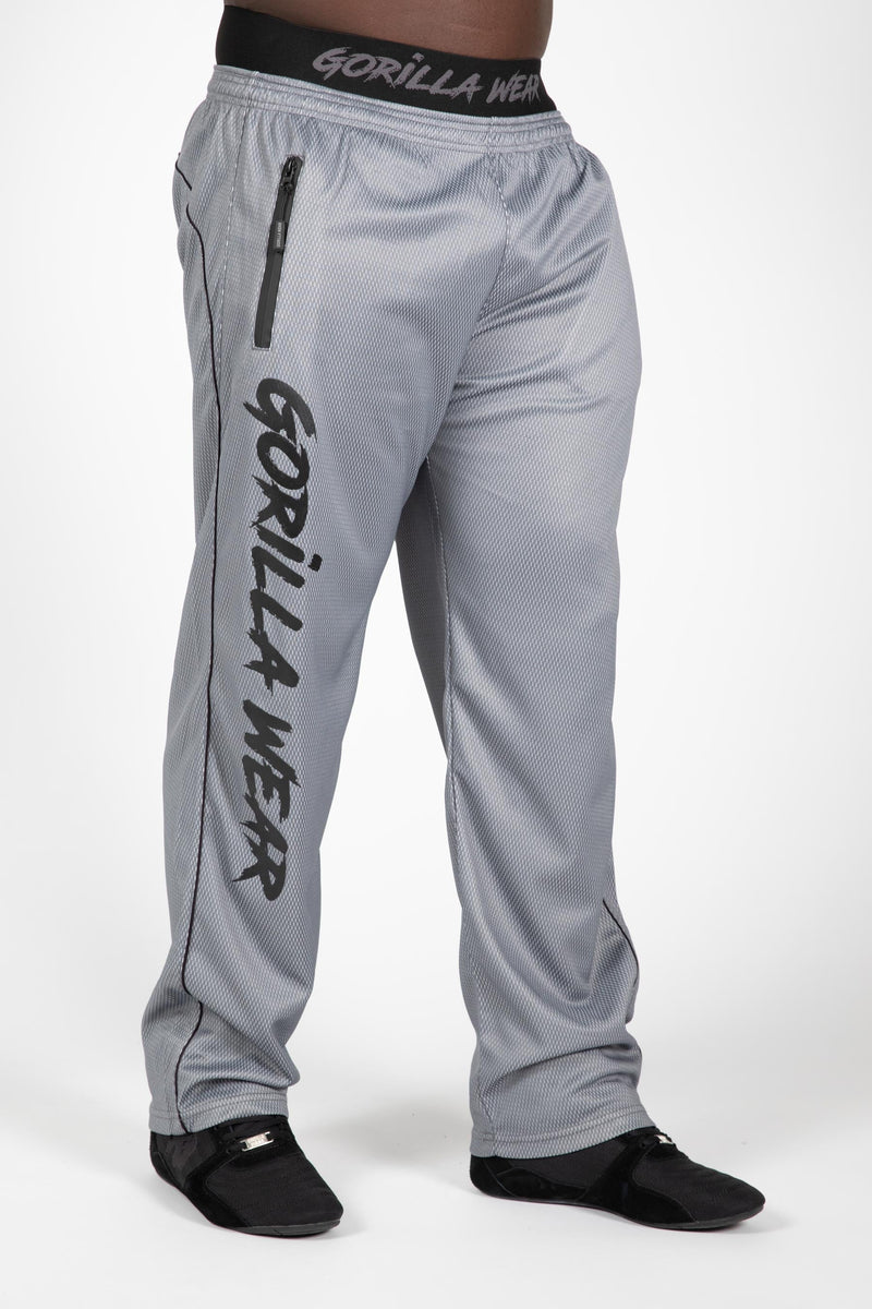 Load image into Gallery viewer, Gorilla Wear - Mercury Mesh Pants - Gray/Black