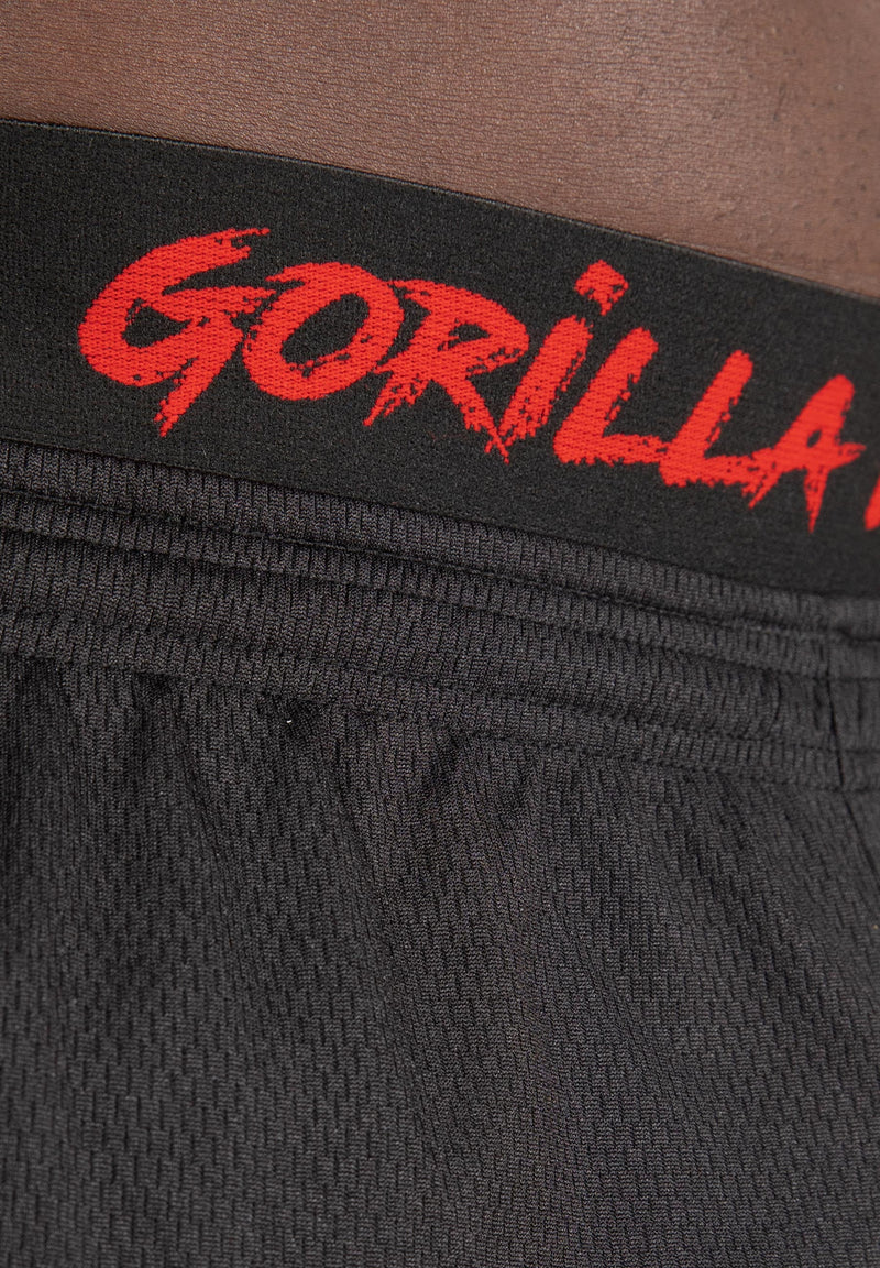 Load image into Gallery viewer, Gorilla Wear - Mercury Mesh Pants - Black/Red