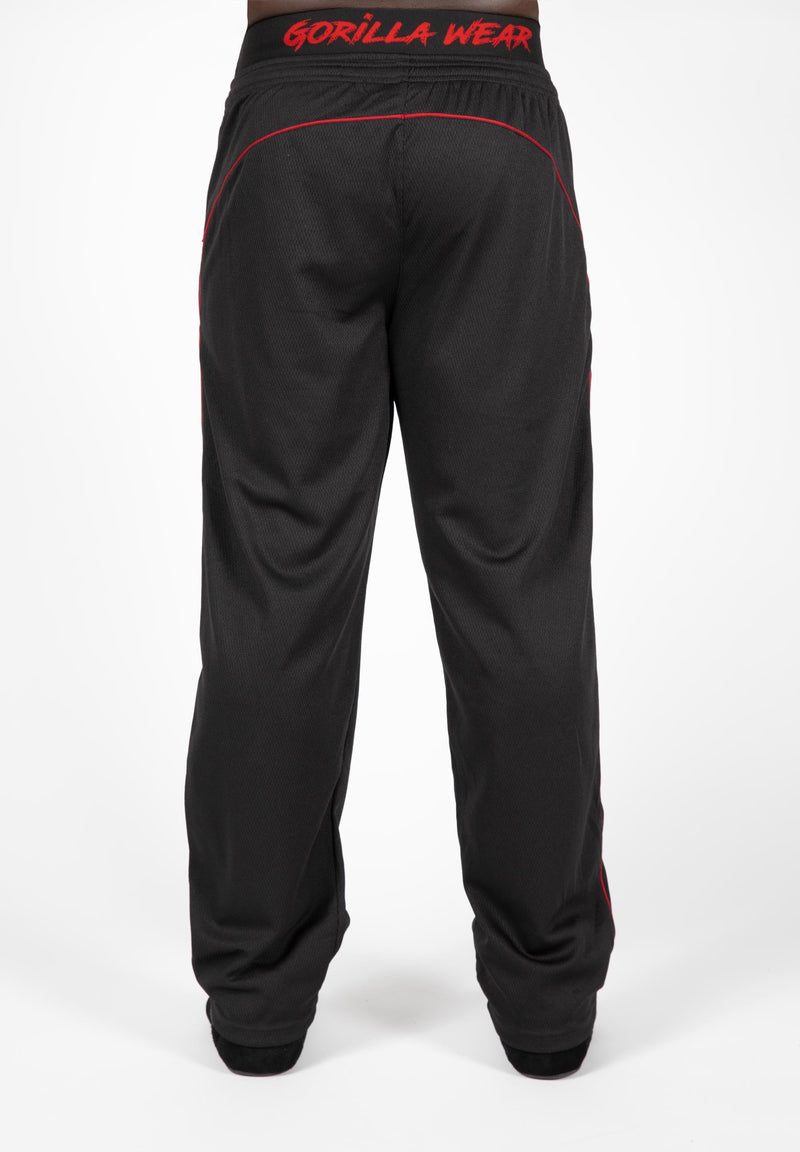 Load image into Gallery viewer, Gorilla Wear - Mercury Mesh Pants - Black/Red
