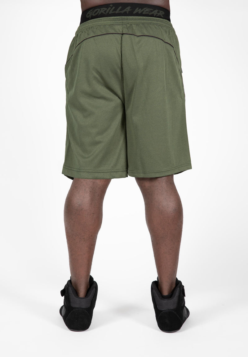 Load image into Gallery viewer, Gorilla Wear - Mercury Mesh Shorts - Army Green/Black