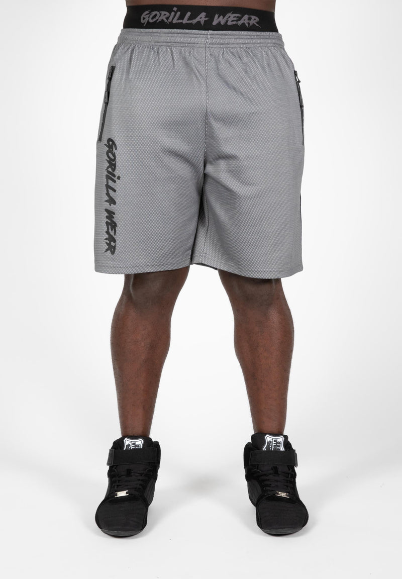 Load image into Gallery viewer, Gorilla Wear - Mercury Mesh Shorts - Gray/Black