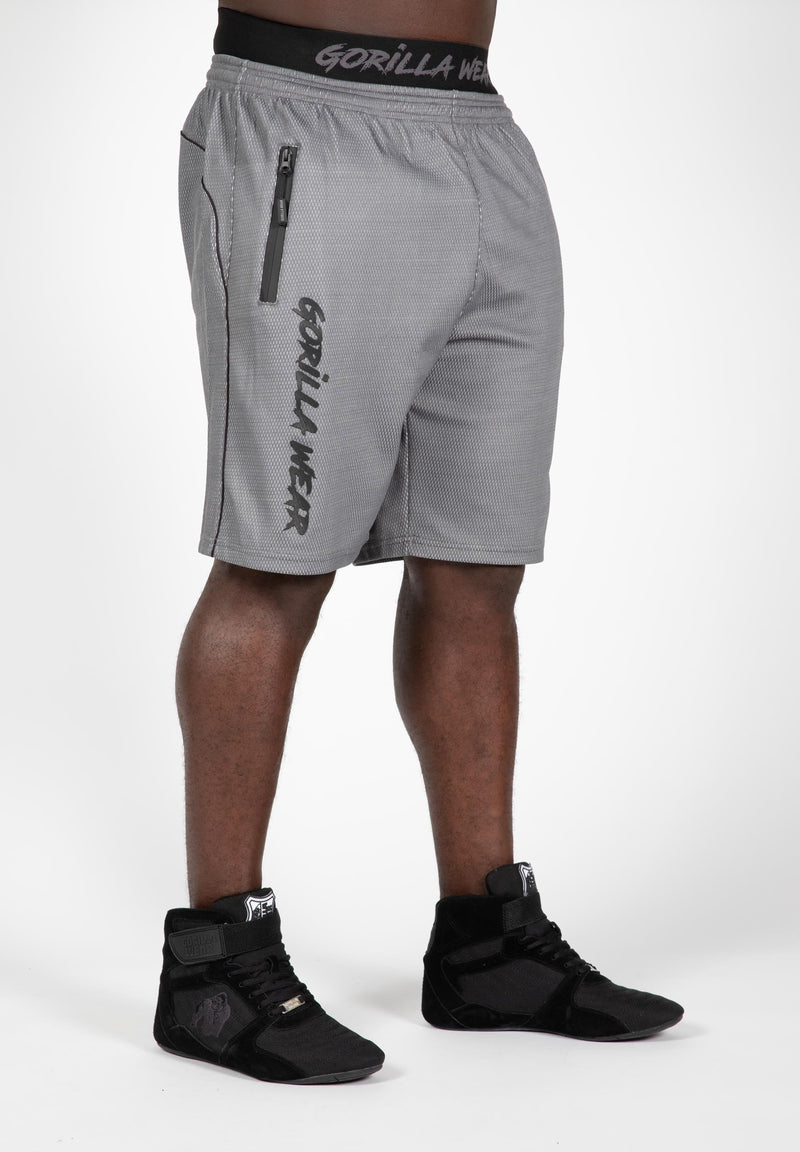 Load image into Gallery viewer, Gorilla Wear - Mercury Mesh Shorts - Gray/Black