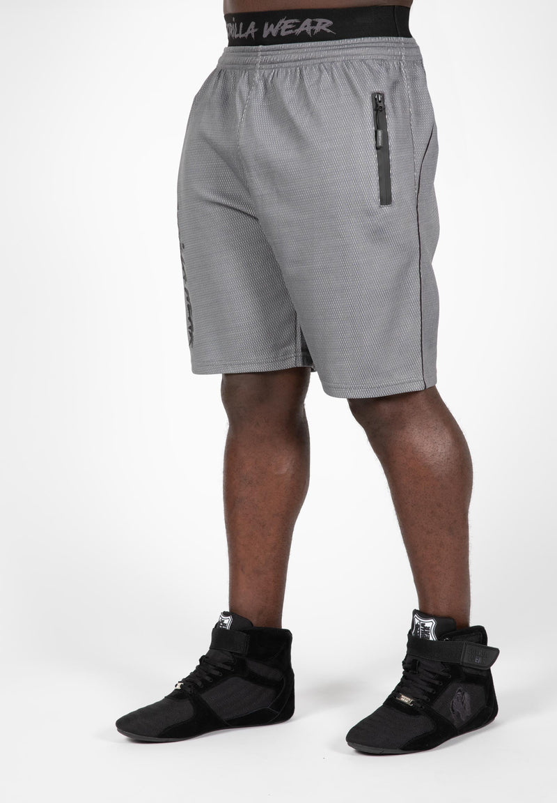 Load image into Gallery viewer, Gorilla Wear - Mercury Mesh Shorts - Gray/Black