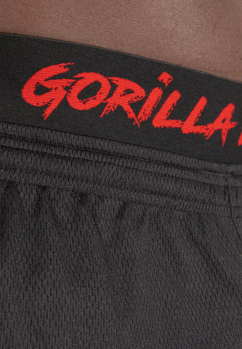 Load image into Gallery viewer, Gorilla Wear - Mercury Mesh Shorts - Black/Red