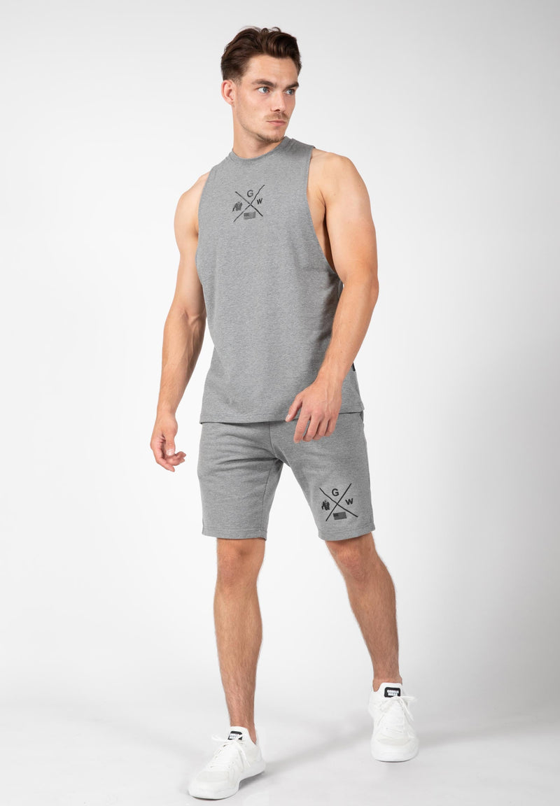 Load image into Gallery viewer, Gorilla Wear - Cisco Shorts - Gray/Black