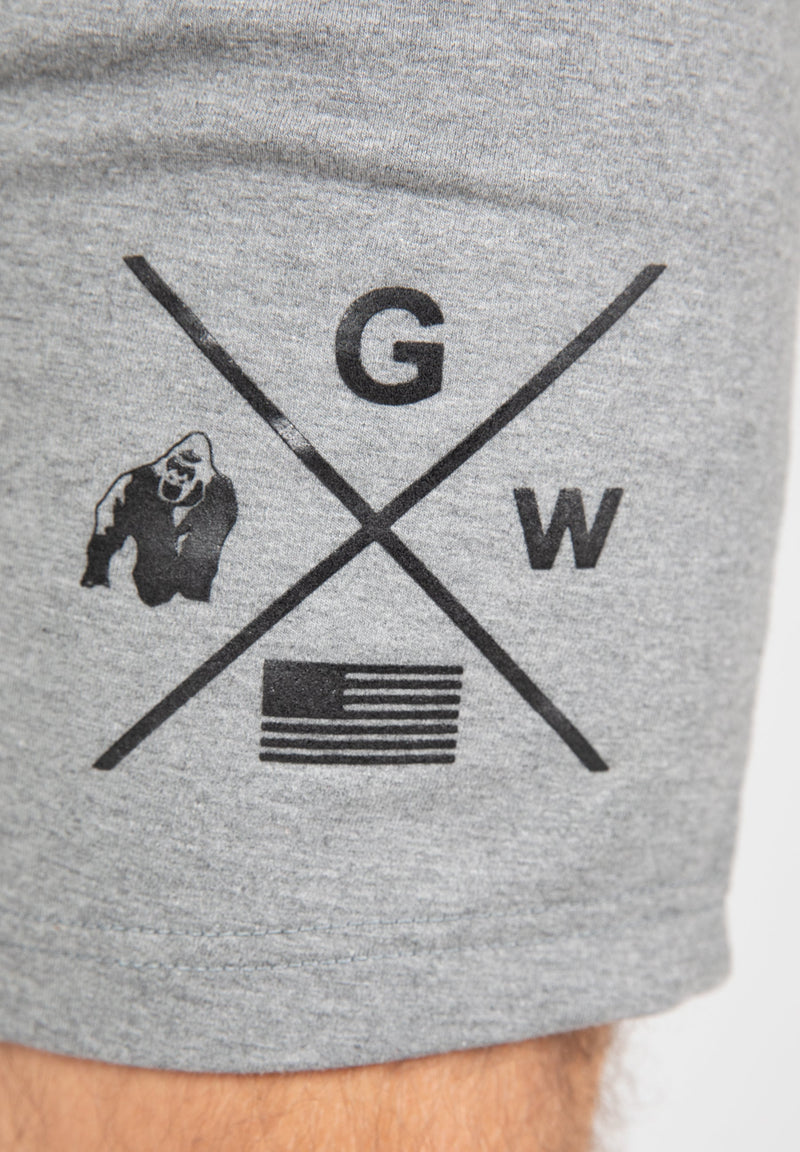 Load image into Gallery viewer, Gorilla Wear - Cisco Shorts - Gray/Black