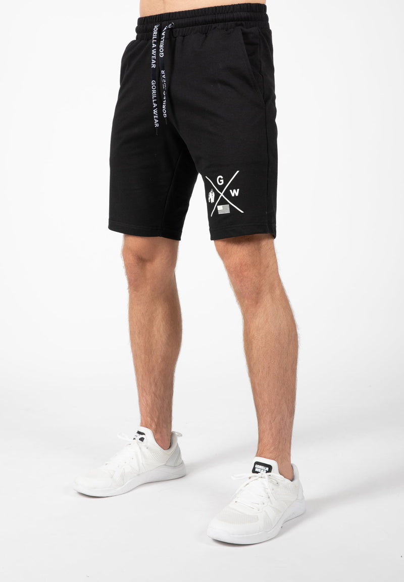 Load image into Gallery viewer, Gorilla Wear - Cisco Shorts - Black/White