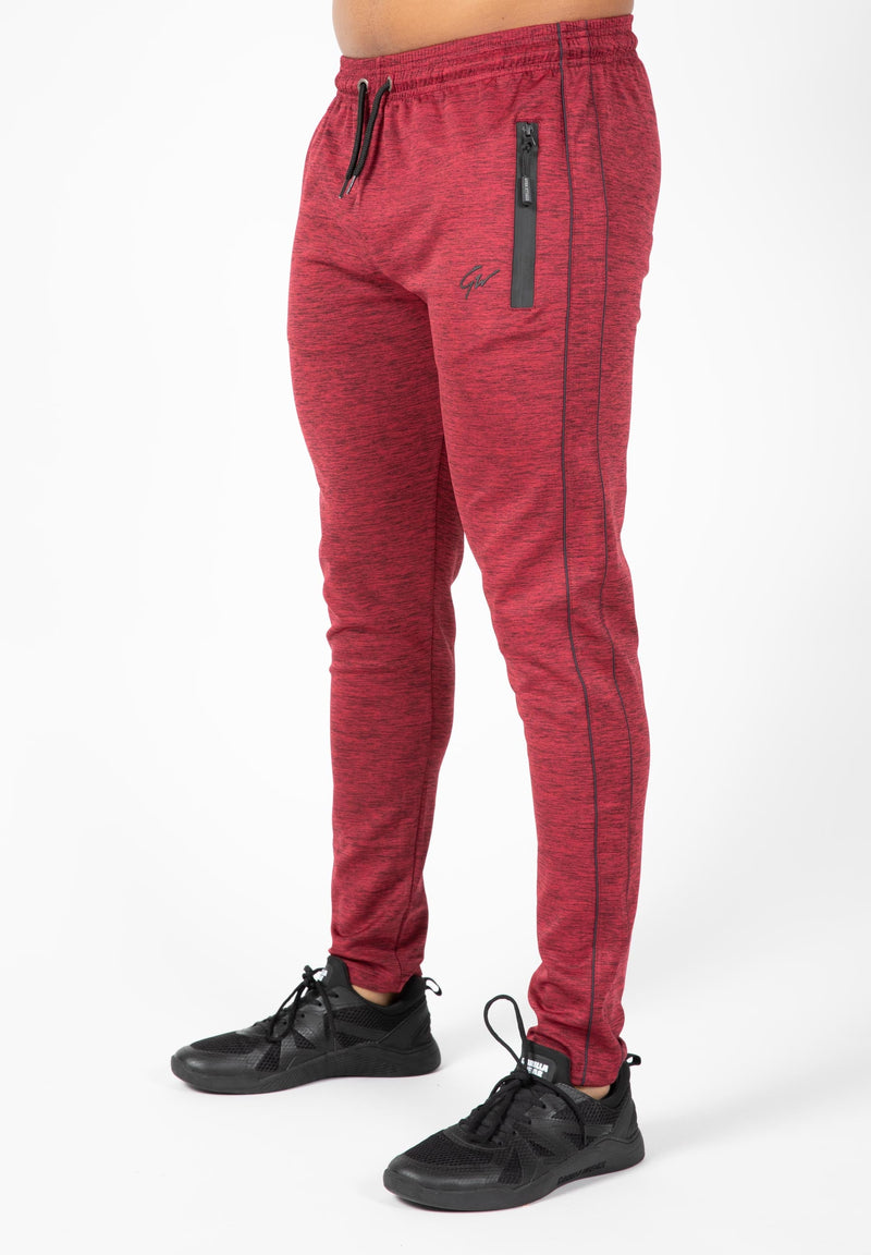 Load image into Gallery viewer, Gorilla Wear - Wenden Track Pants - Burgundy Red