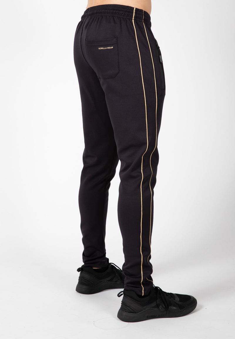 Load image into Gallery viewer, Gorilla Wear - Wenden Track Pants - Black/Gold