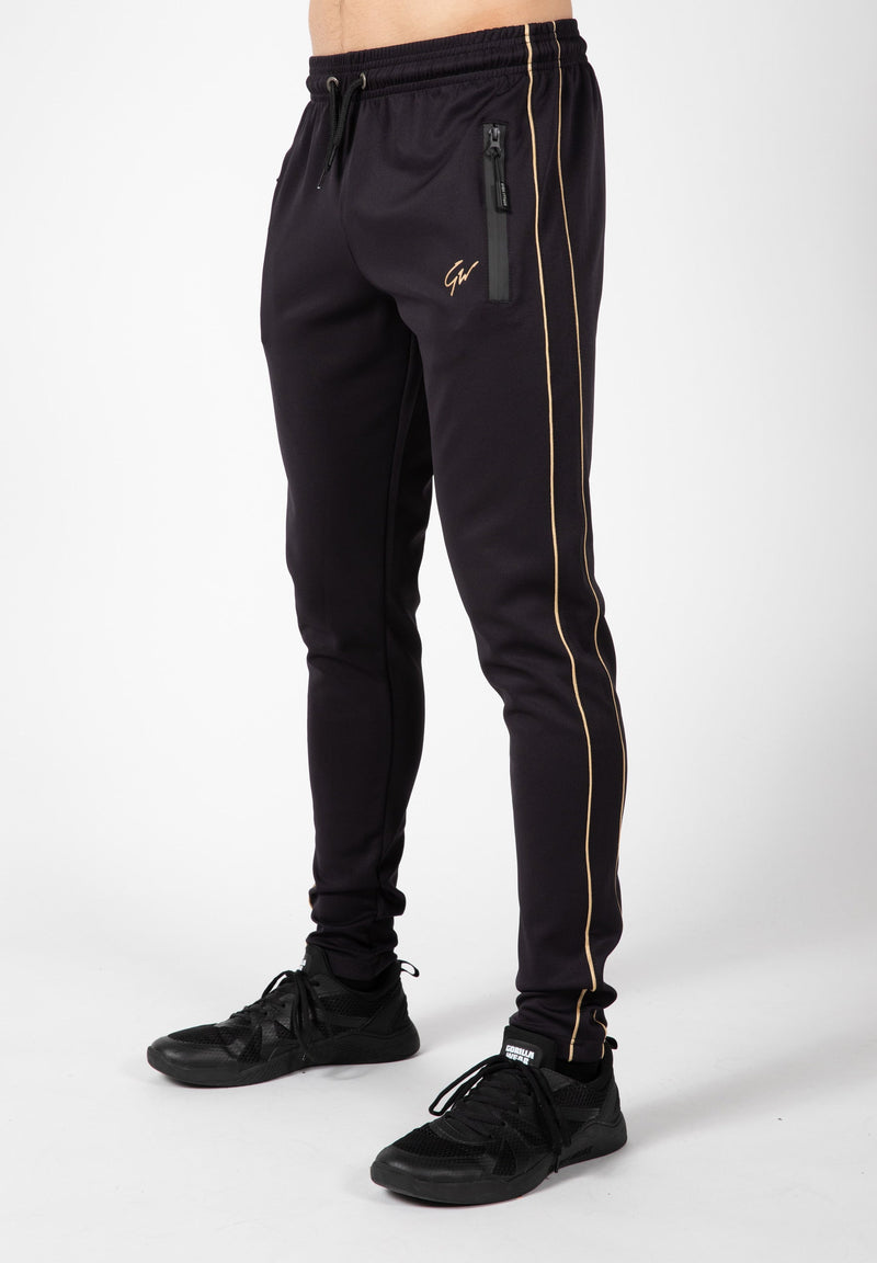 Load image into Gallery viewer, Gorilla Wear - Wenden Track Pants - Black/Gold