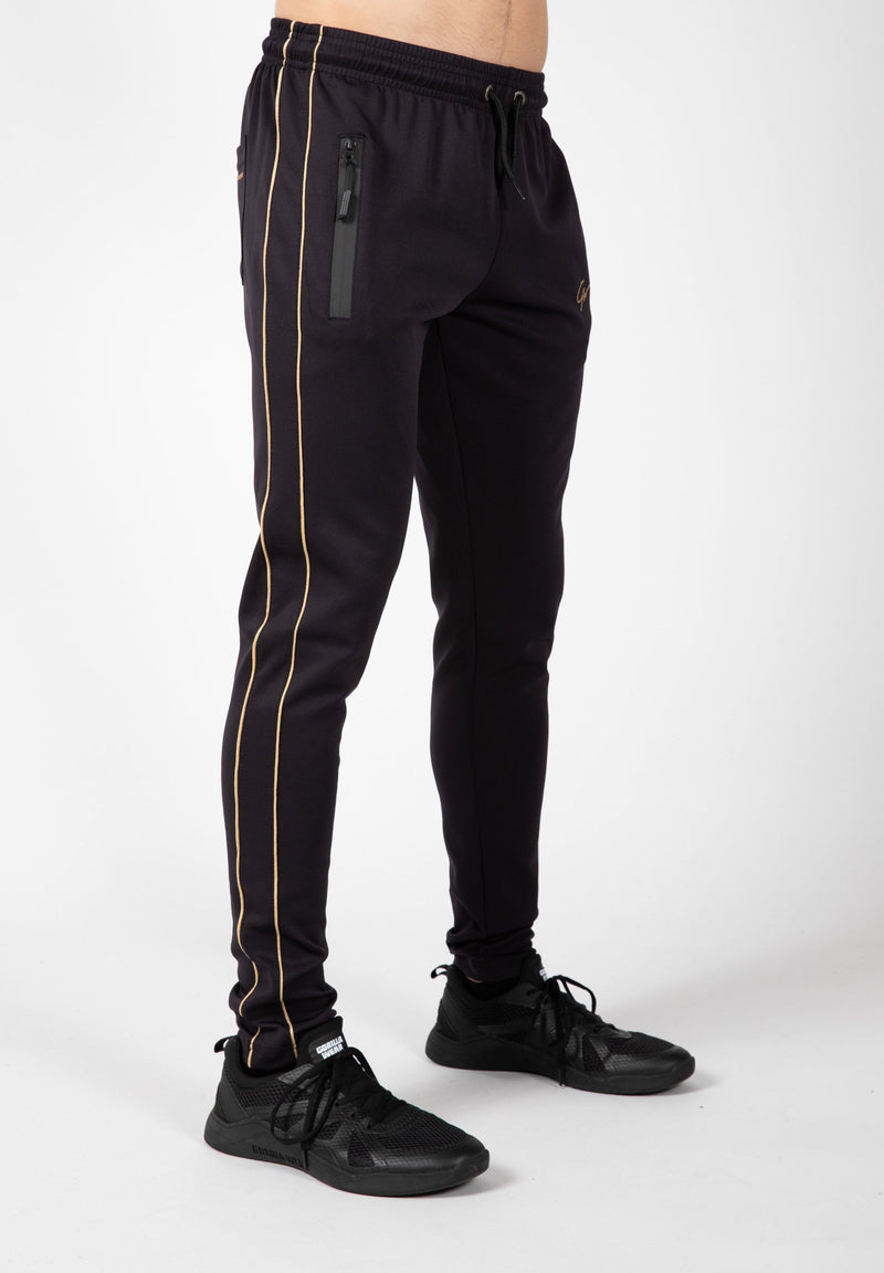 Load image into Gallery viewer, Gorilla Wear - Wenden Track Pants - Black/Gold