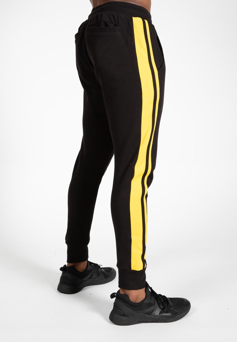 Load image into Gallery viewer, Gorilla Wear - Banks Sweatpants - Black/Yellow