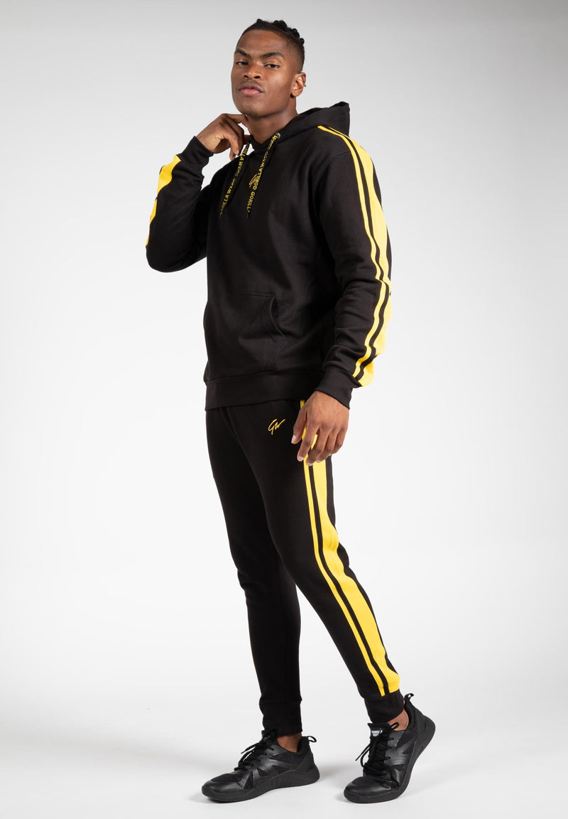 Load image into Gallery viewer, Gorilla Wear - Banks Sweatpants - Black/Yellow