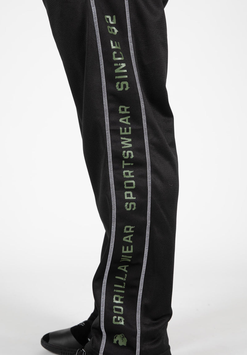 Load image into Gallery viewer, Gorilla Wear - Functional Mesh Pants - Black/Green