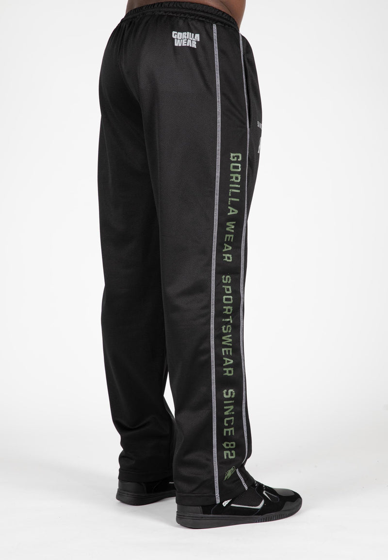 Load image into Gallery viewer, Gorilla Wear - Functional Mesh Pants - Black/Green