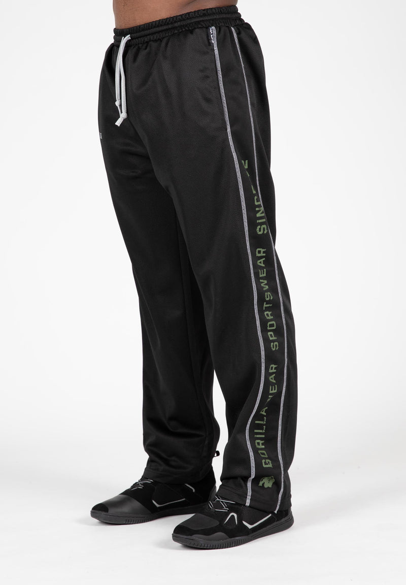 Load image into Gallery viewer, Gorilla Wear - Functional Mesh Pants - Black/Green