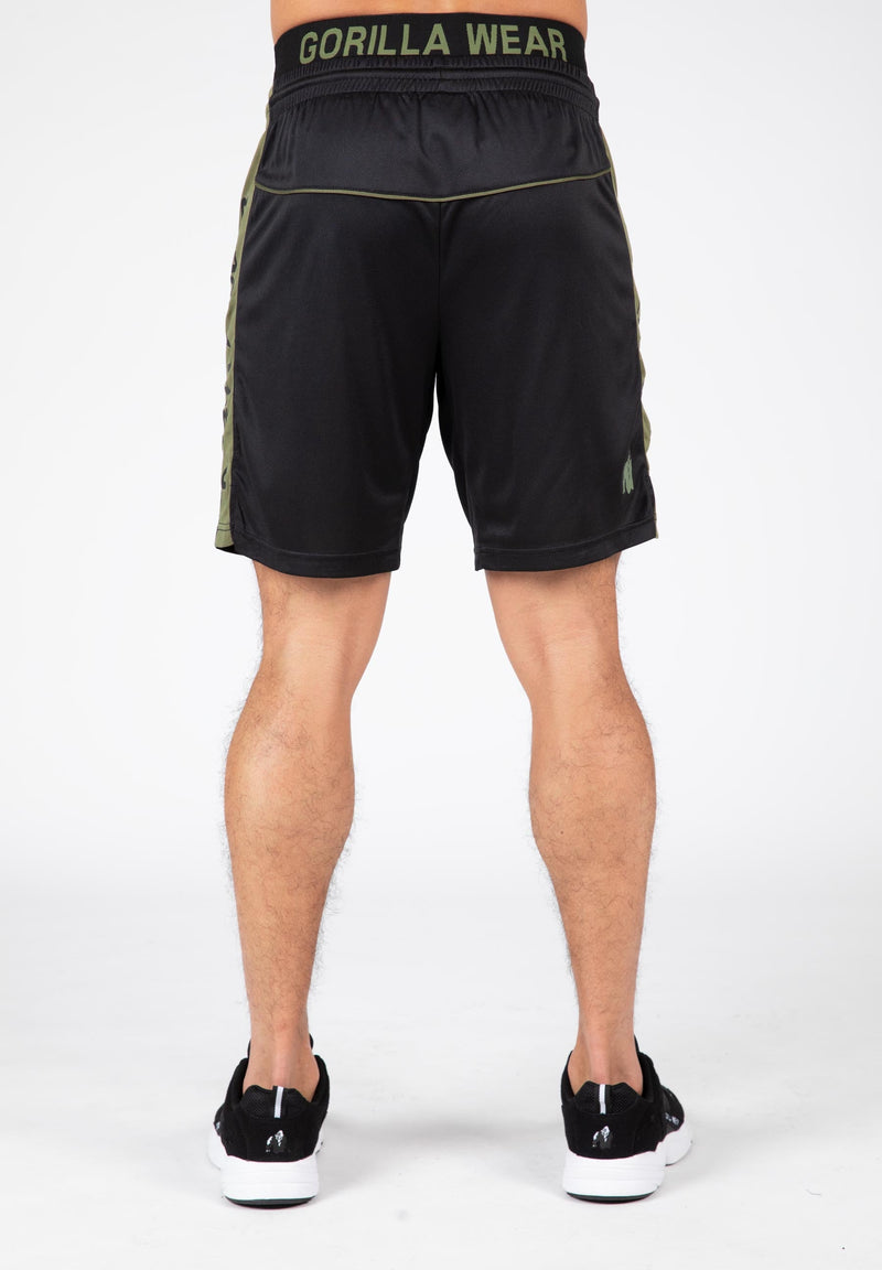 Load image into Gallery viewer, Gorilla Wear - Atlanta Shorts - Black/Green